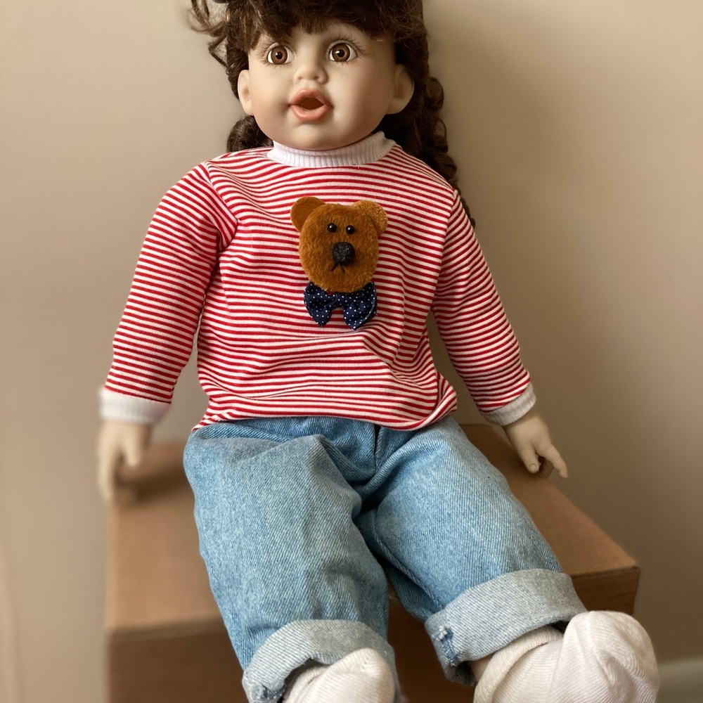 Porcelain Doll 22" Americana
